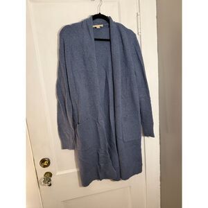 Michael Kors Blue Long Cardigan Sweater
